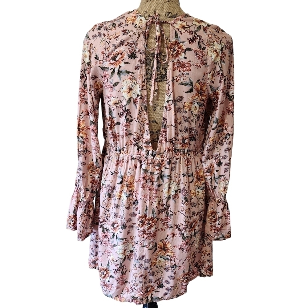 Live to be Spoiled Tunic Floral Peach Top - XL - Picture 3 of 6